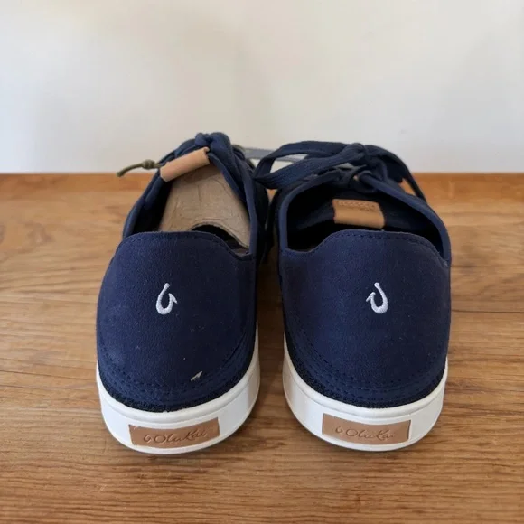 NWT Olukai Pehuea Li Lightweight Tennis Shoes Blue Sneakers Navy Blue Women’s 11 - Picture 4 of 9